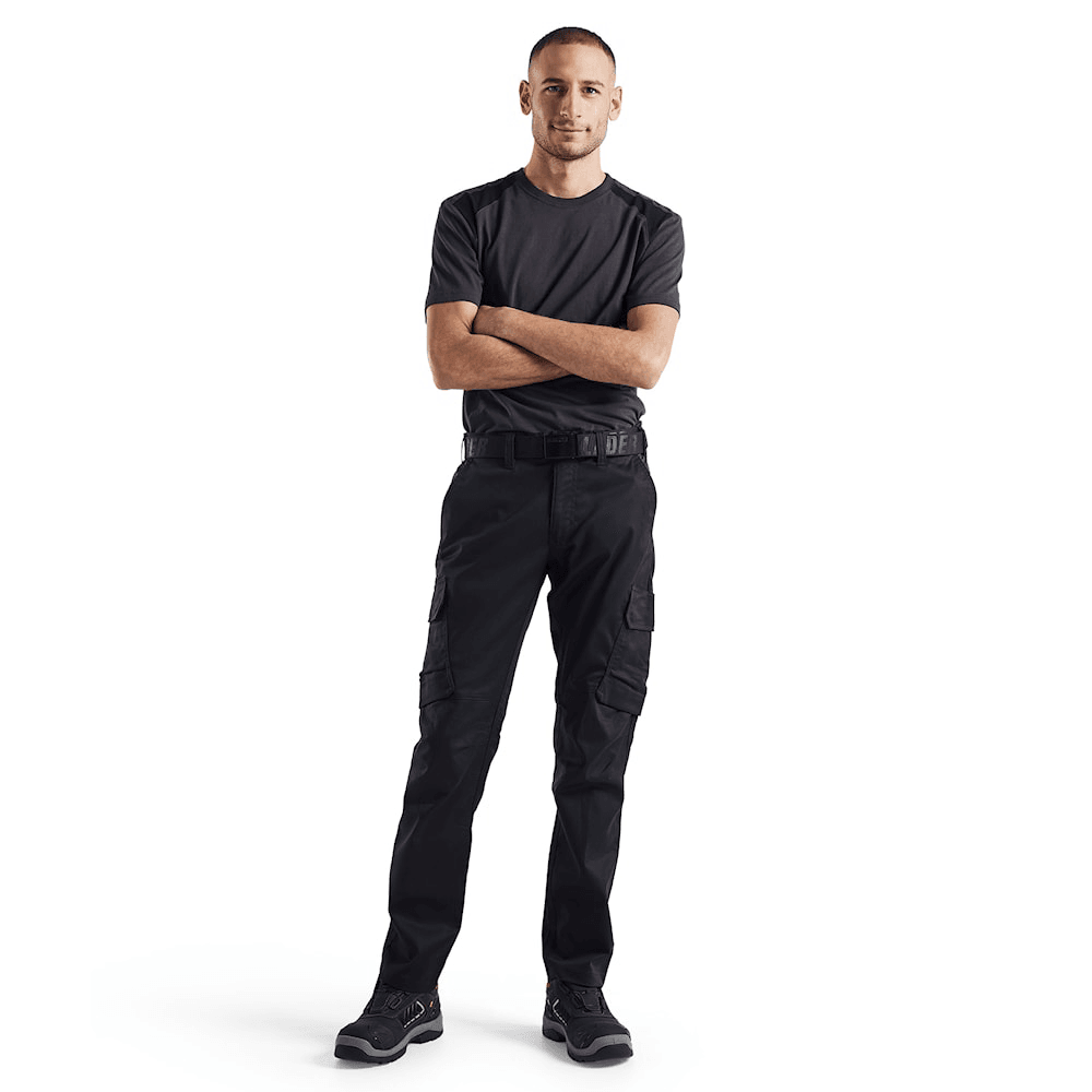 Blaklader 1444 Industry Stretch Trouser Black/Dark Grey