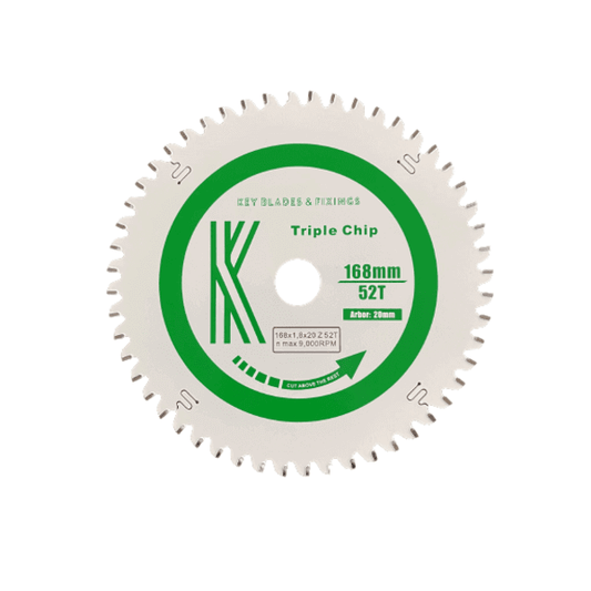 168mm x 20mm x 1.8mm 52T TCG Festool Circular Saw Blade