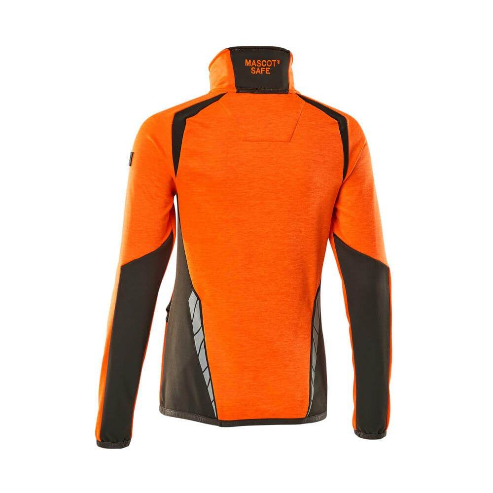 Mascot ACCELERATE SAFE 19353 Women's Hi-Vis Fleece Jumper with Half-Zip