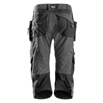 Snickers 6905 FlexiWork Holster Pocket Pirate Work Trousers Steel Grey