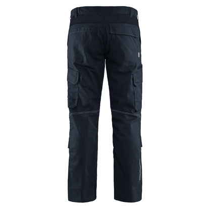 Blaklader 1448 Industry Stretch Kneepad Trousers Dark Navy/Black