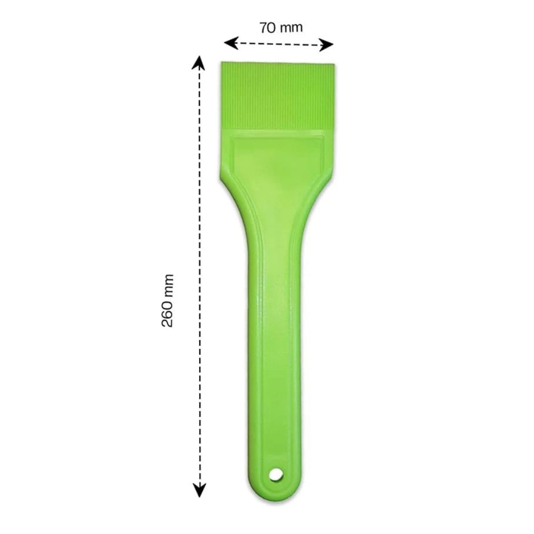 Glazing Shovel – Made in UK Plastic Paddle for Glass Lifting, Windows & Doors, DIY Tool, 260mm x 70mm (Green)