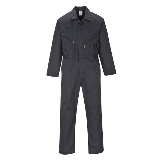 Portwest C813 Liverpool Zip Coverall Black Large