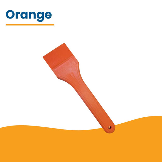 Glazing Shovel – Made in UK Plastic Paddle for Glass Lifting, Windows & Doors, DIY Tool, 260mm x 70mm (Orange)