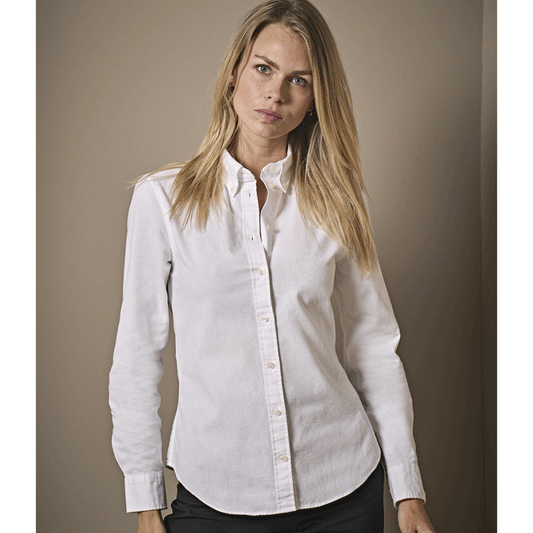 Tee Jays 4001 Ladies Perfect Long Sleeve Oxford Shirt
