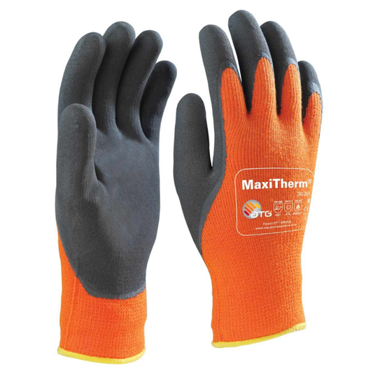 ATG MaxiTherm 30-201 Thermal Lined Latex Foam Palm Cut Gloves (12 Pack)
