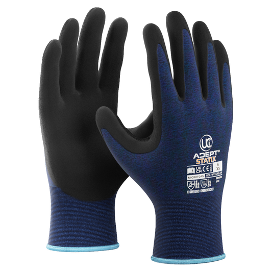 Adept Statix Anti-Static ESD Microfoam Gloves (10 Pack)