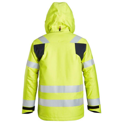 Snickers 1163 ProtecWork Insulated Hood Jacket, High-Vis Class 3