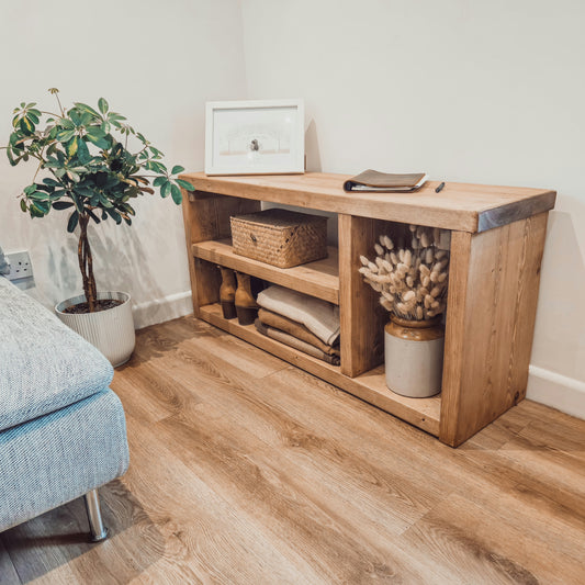 IVARA Storage Unit / Bookshelf / Toy Storage / Living Room Storage / Shoe Storage Rustic Storage Unit Solid Wood Cottage Style /Book Shelf