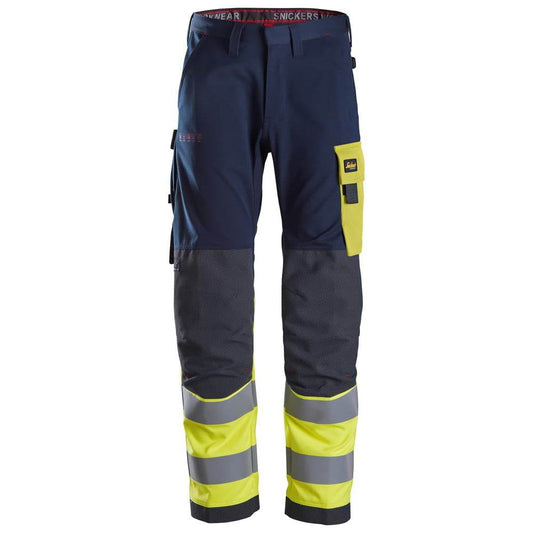Snickers 6376 ProtecWork Work Trousers High-Vis Class 1