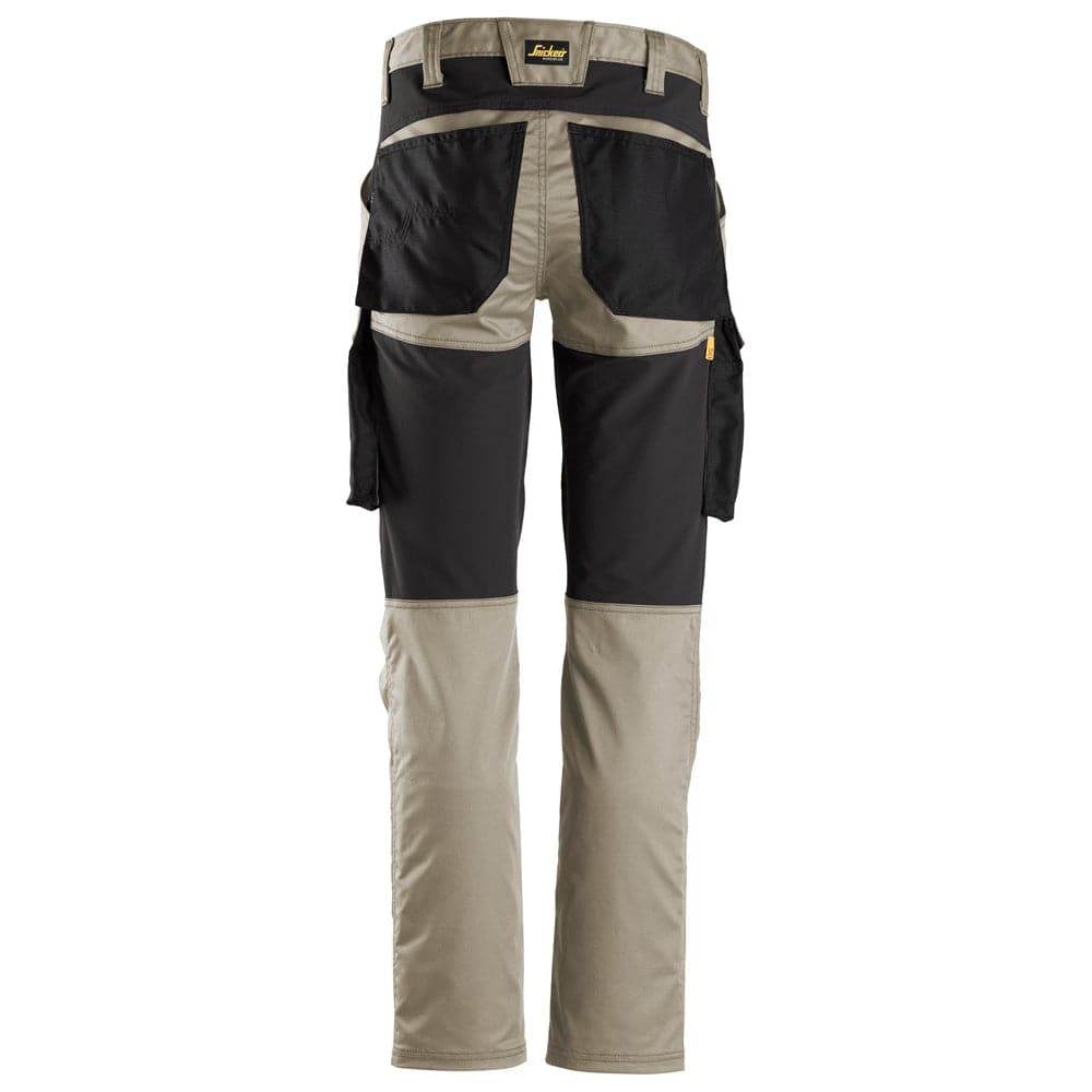 Snickers 6803 AllroundWork, Stretch Trousers without Knee Pockets Khaki