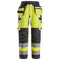 Snickers 6261 ProtecWork Hi-Vis Class 2 Work Trousers Holster Pockets