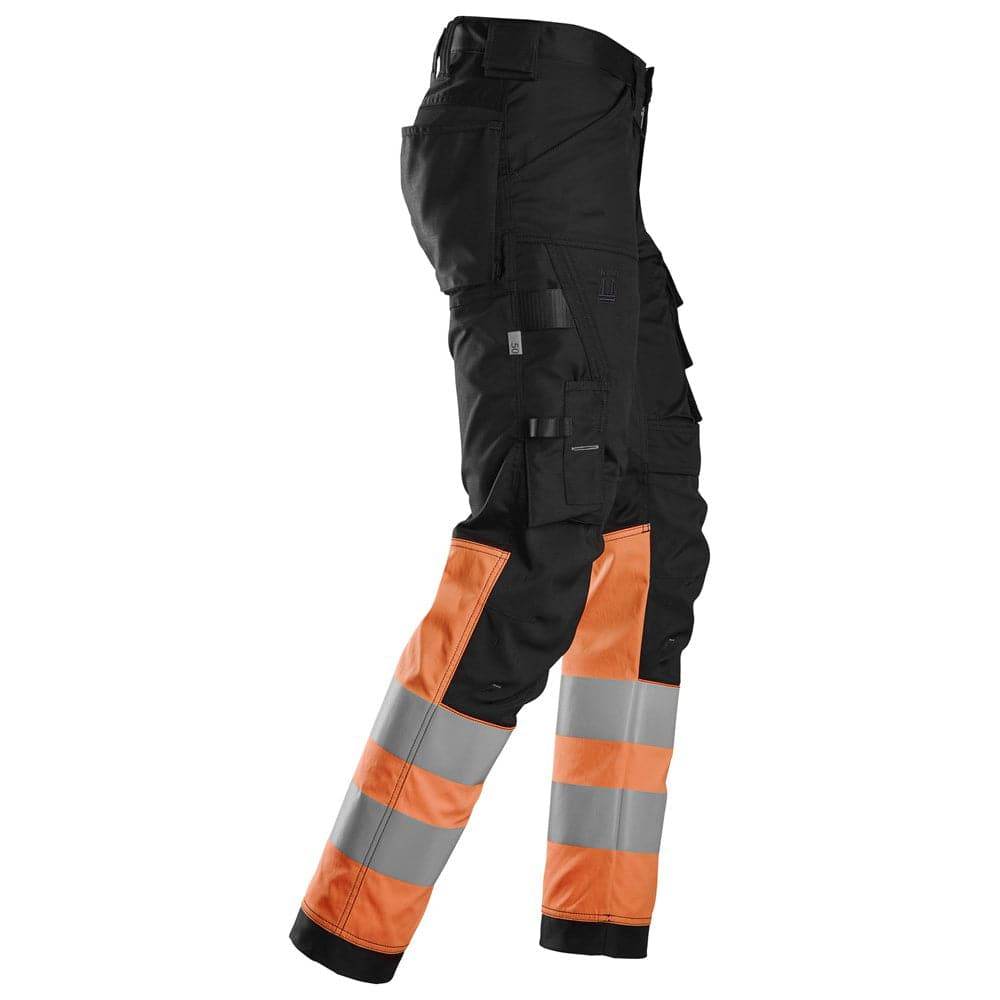 Snickers 6334 High-Vis Class 1 Stretch Trousers