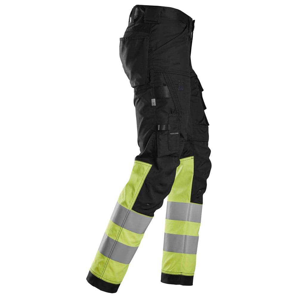 Snickers 6334 High-Vis Class 1 Stretch Trousers