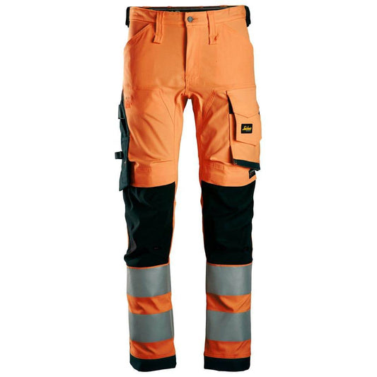 Snickers 6343 High-Vis Class 2 Stretch Trousers