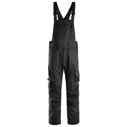 Snickers 6051 AllroundWork Stretch Bib & Brace Trousers Black