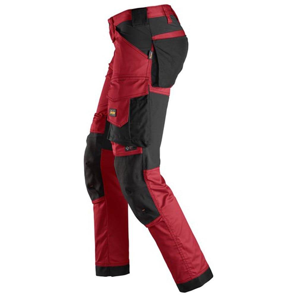 Snickers 6341 AllroundWork Stretch Trousers Red