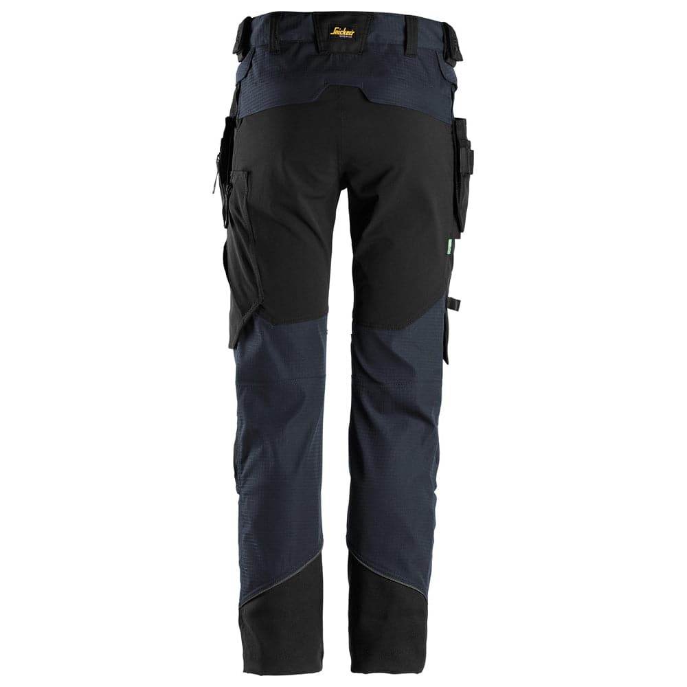 Snickers 6972  FlexiWork, Work Trousers+ Detachable Holster Pockets Navy Blue 30" Waist - 30" Leg