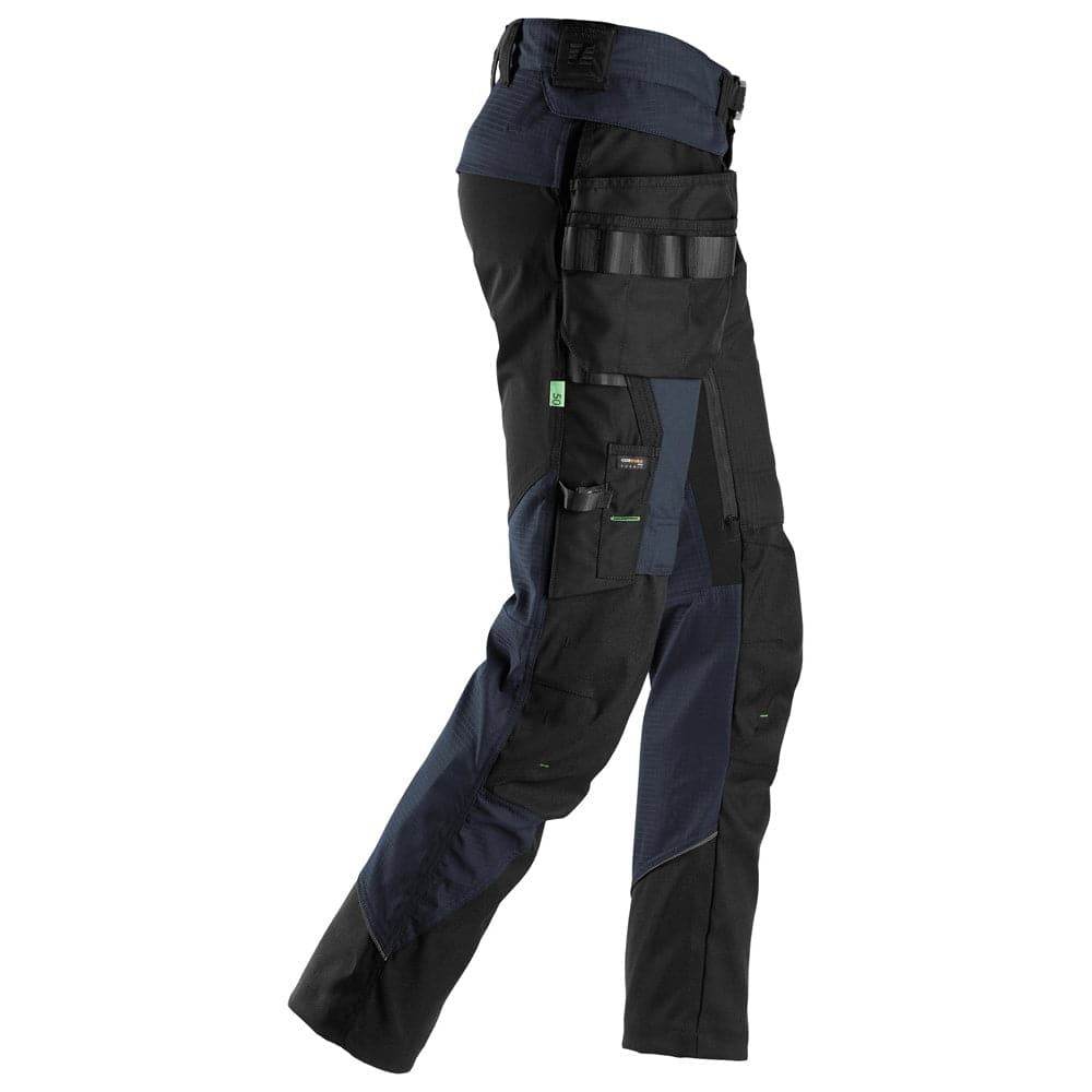 Snickers 6972  FlexiWork, Work Trousers+ Detachable Holster Pockets Navy Blue 30" Waist - 30" Leg