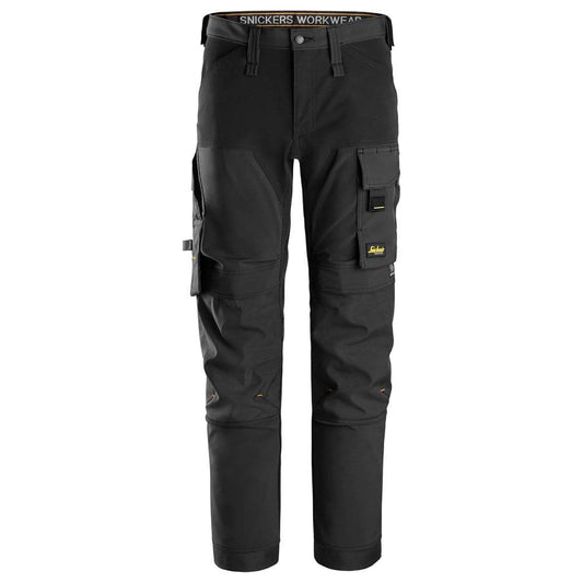 Snickers 6375 AllroundWork 4-way Stretch Trousers Black