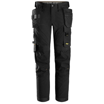 Snickers 6275 AllroundWork, 4-way Stretch Trousers Holster Pockets Black
