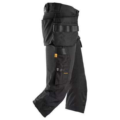 Snickers 6178 AllroundWork, 4-Way Stretch Pirate Trousers Holster Pockets Black, 38" Waist 32" Leg-Snickers 54