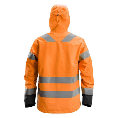 Snickers 1330 AllroundWork, Hi-Vis Waterproof Shell Jacket Class 3 Various Colours