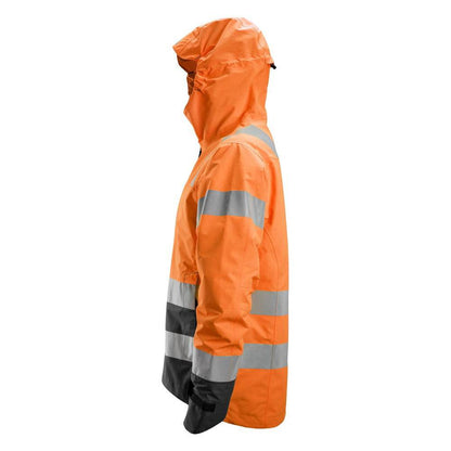Snickers 1330 AllroundWork, Hi-Vis Waterproof Shell Jacket Class 3 Various Colours