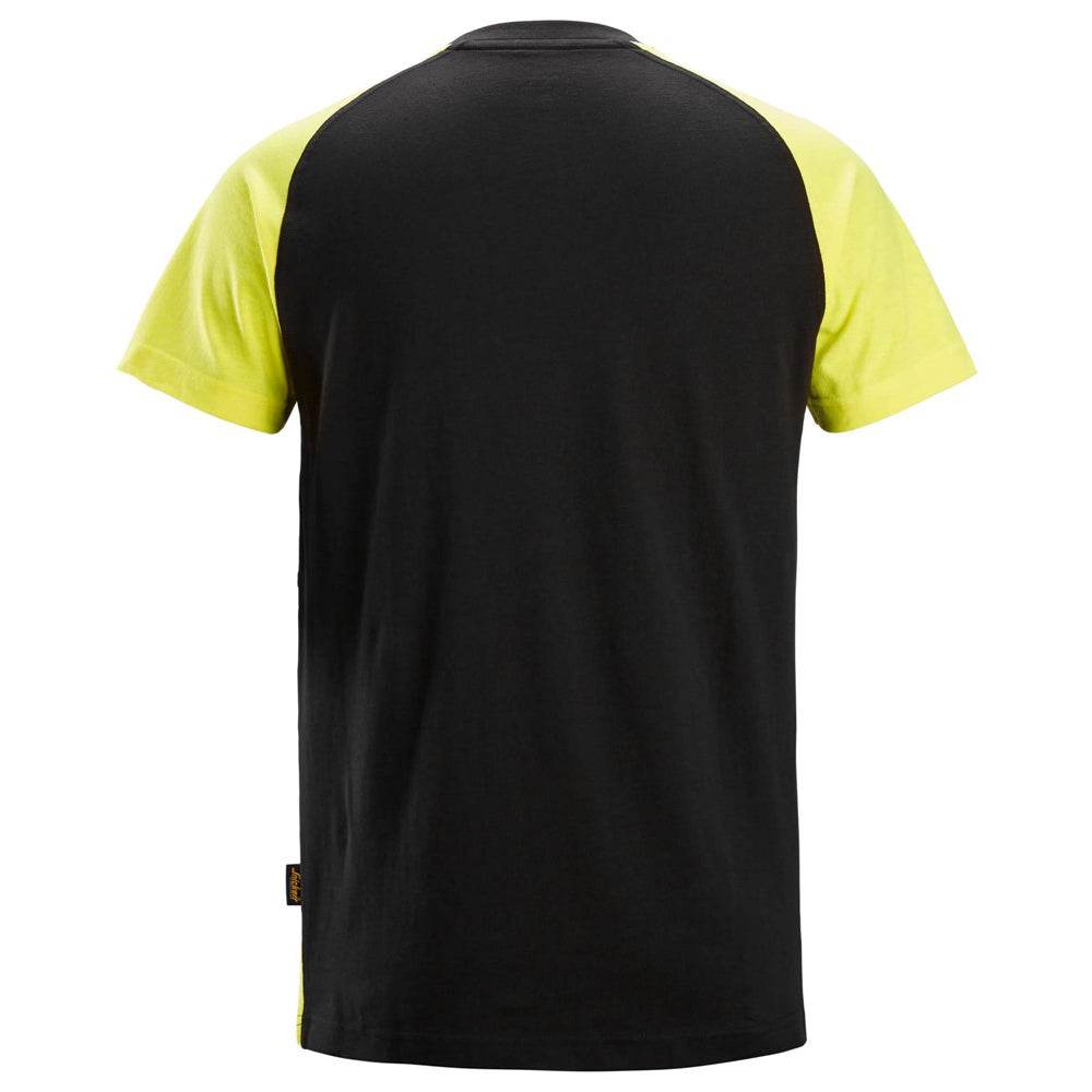 Snickers 2550 Two-Coloured Short Sleeve Cotton T-Shirt