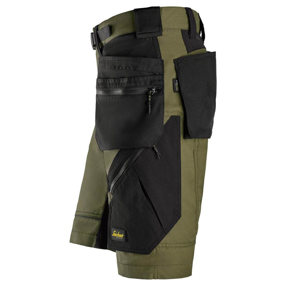 Snickers 6904 FlexiWork Holster Pocket Work Shorts Various Colours