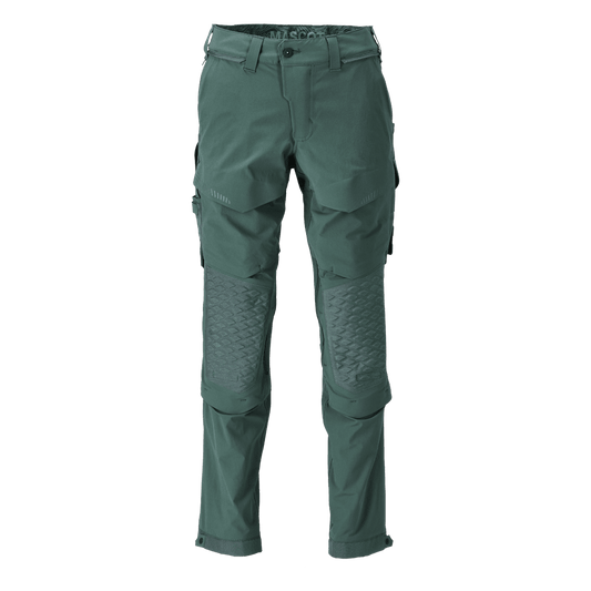 Mascot 22279 Ultimate Stretch Click System Pocket Trousers Forest Green