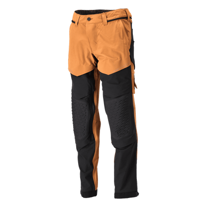 Mascot 22279 Ultimate Stretch Click System Pocket Trousers Nut Brown / Black