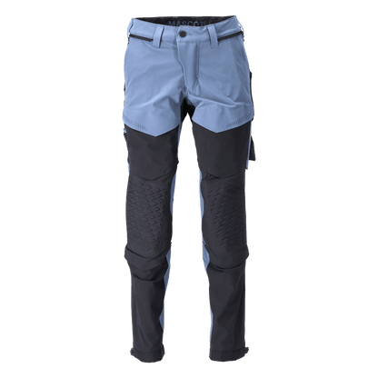 Mascot 22279 Ultimate Stretch Click System Pocket Trousers Stone Blue / Dark Navy