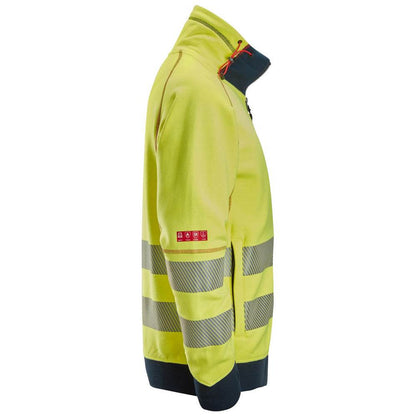 Snickers 2868 ProtecWork Arc Full Zip Sweater, High-Vis Class 3