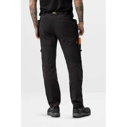 Snickers 6218 AllroundWork Holster Pocket 4-Way Stretch Trousers Black