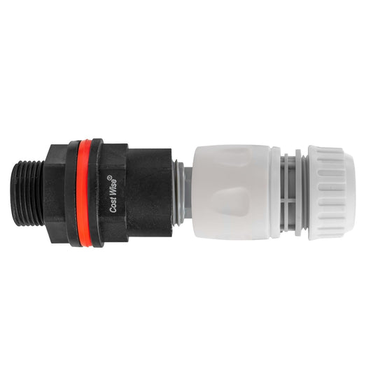 Water Butt Kit ¾” BSPM-F with Quick Connect Adaptor and Hose Connector (WL)