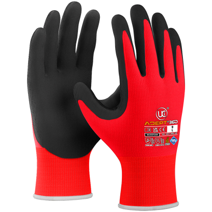 Adept 360 Microfoam Palm Gloves (10 Pack)