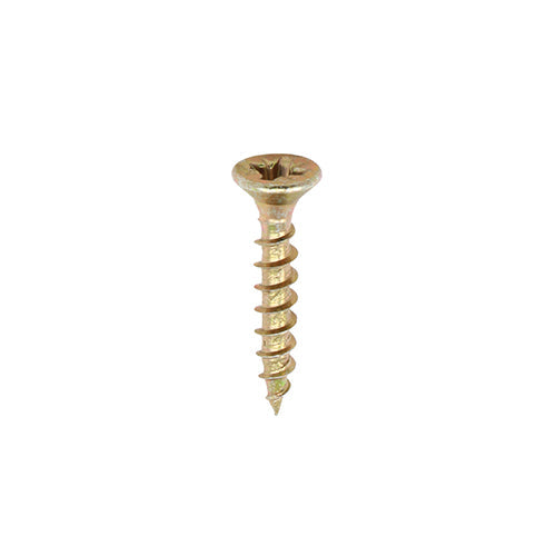 Classic Multi-Purpose Screws - PZ - Double Countersunk - Yellow - 3.0