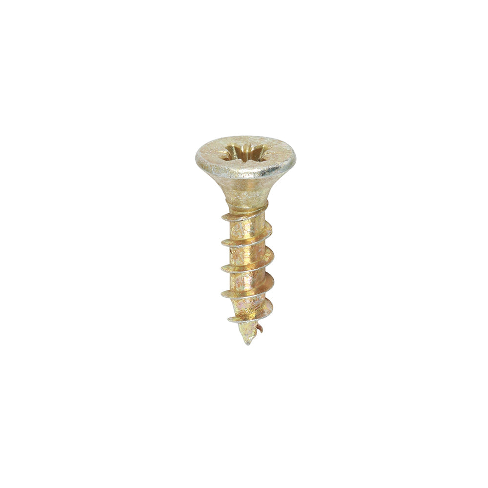 TIMCO Solo Chipboard &amp; Woodscrews – PZ – Double Countersunk – Yellow