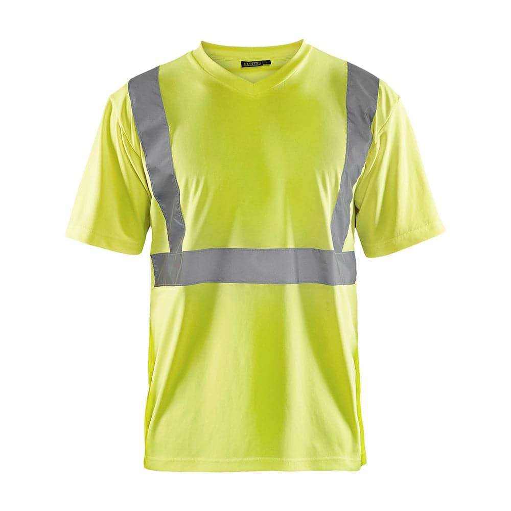 Blaklader 3313 Hi-Vis V-Neck Short Sleeve T-Shirt