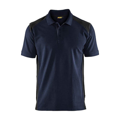 Blaklader 3324 Short Sleeve Polo Shirt Dark Navy / Black