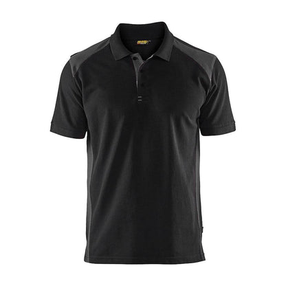 Blaklader 3324 Short Sleeve Polo Shirt Black / Dark Grey