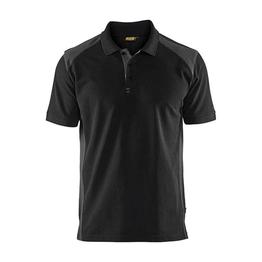 Blaklader 3324 Short Sleeve Polo Shirt Black / Dark Grey