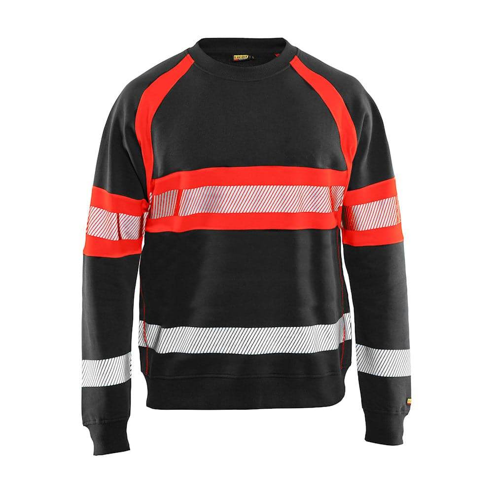 Blaklader 3359 Hi-Vis Round Neck Sweatshirt