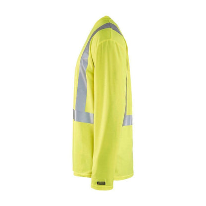 Blaklader 3386 Hi-Vis UV-Protected Long Sleeve V-Neck T-Shirt