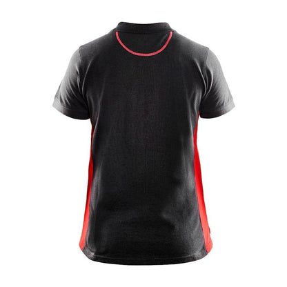 Blaklader 3390 Women's Polo Shirt Black/Red