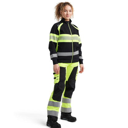 Blaklader 3505 Women's Hi-Vis Full Zip Sweatshirt