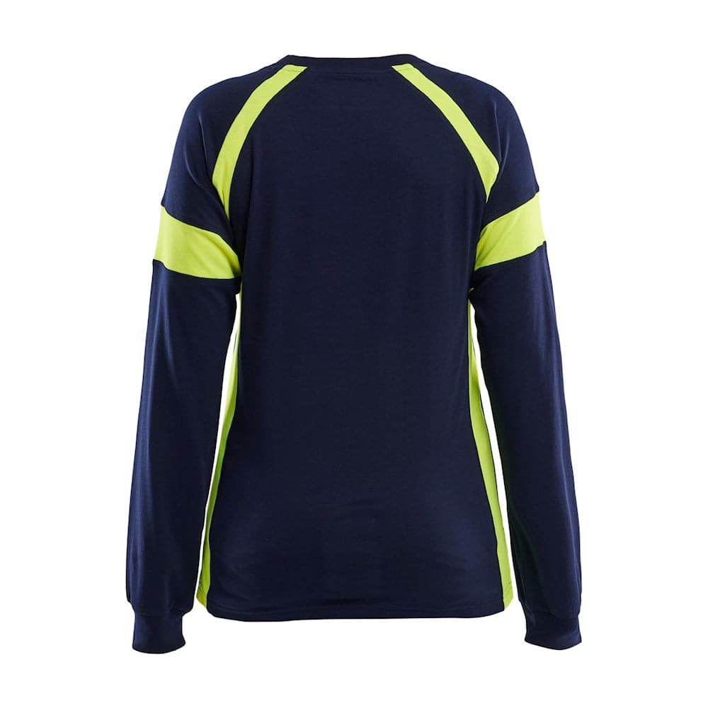 Blaklader 3521 Women's Long-Sleeved T-shirt with Hi-Vis