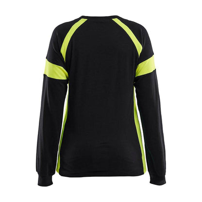 Blaklader 3521 Women's Long-Sleeved T-shirt with Hi-Vis