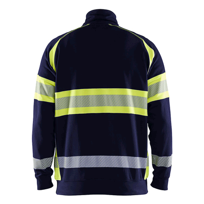 Blaklader 3553 Hi-Vis Half Zip Sweatshirt